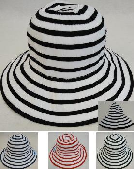 Ladies Fashion Hat [Two-Tone Swirl]